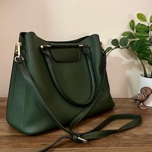 Forest Green Hobo Satchel/Crossbody Purse